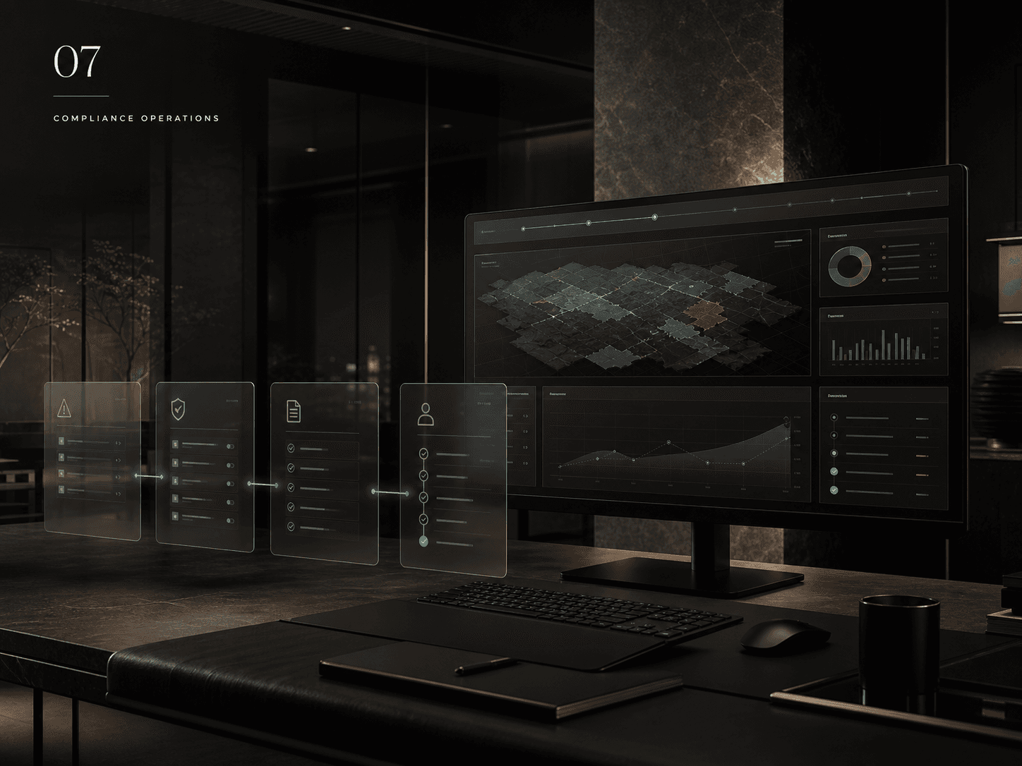 Lumirae website interface concept